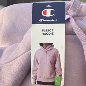 Champion Light Pink Fleece Hoodie